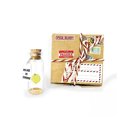 Tiny Magical Message In A Bottle Gift Idea Classy Inspirational Gifts For Him • $20.98