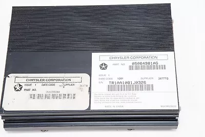 $159.99 • Buy DODGE CHARGER 300 JOURNEY Audio Amplifier AMP Infinity OEM 2011 - 2020