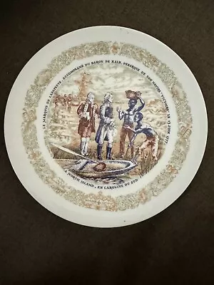 Vintage American Revolution Henri D'Arceau-Limoges Collector Plate - No 250 • $8.99
