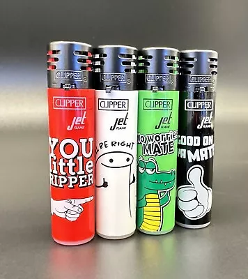 4x Jet Lighter Clipper Lighter High Qualituy. FREE SHIPPING • $16.42