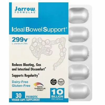 £25 • Buy Jarrow Formulas Ideal Bowel Support 299V Probiotic - 30 Veggie Capsules