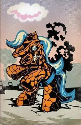 My Little Thingy Pony Parody Poster 11x17  Funny Fantastic Four Thing Brony Dorm • $10