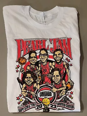 Pearl Jam T-Shirt XL Chicago 2023 Bulls New Unworn Extra-Large • $93.41