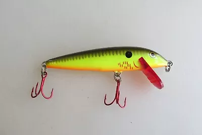 Lot #4300 Rapala Countdown CD-9 BHO Bleeding Hot Olive Color VG Condition • $9.95
