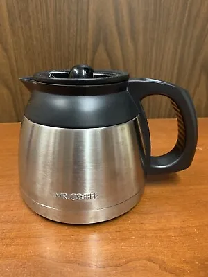 Mr. Coffee Stainless Thermal Carafe & Lid 8 Cup Replacement Part BVMC-SJX33GT 1E • $17.50