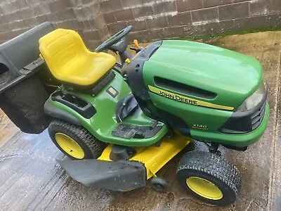 John Deere X140 Ride On Mower Lawn Tractor 48” Cut Needs Engine • £470