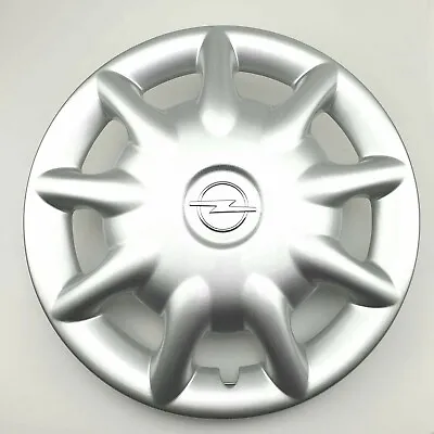 1x Original Vauxhall GM Hubcap Wheel Cover 15 Inch Silver Vectra B - 90576071 • $174.23