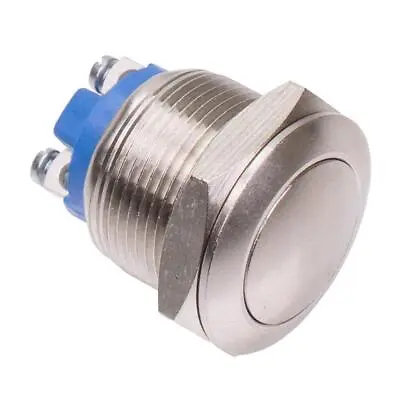 AV191003C900 APEM Momentary 19mm Push Button Vandal Switch SPST 2A 48VDC • £14.79