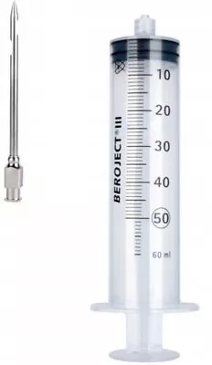 Meat Injector Flavour Marinade Syringe Tenderiser 60 Ml With 1 Needle FREE P&P • £5.79