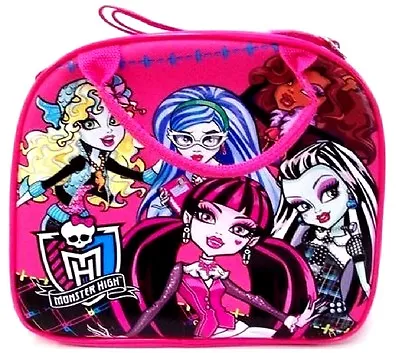 Monster High Lunch Bag With Water Bottle-Pink • $15.98
