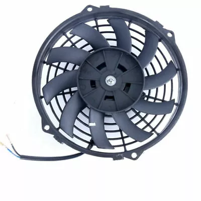 9  12V 80W Electirc Thermo Fan+Mounting Kit Pull Push Radiator Intercooler US • $39.95