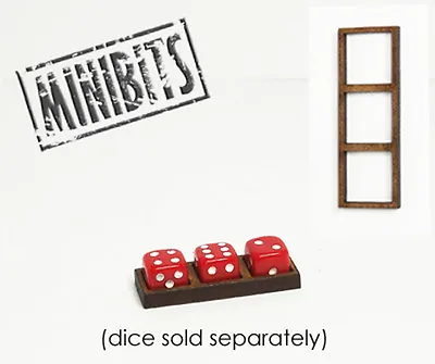 £1.30 • Buy Wargames Hit Marker MDF Dice Frames - Triple Frames - Various Sizes