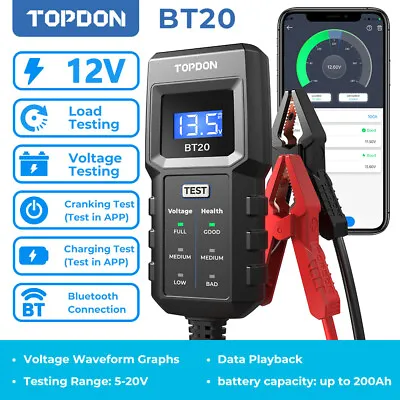 12V Car Battery Load Tester Voltmeter  Cranking Charging Analyzer Fast Test • $18.99