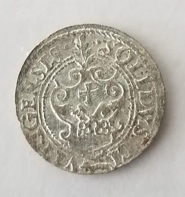 1600 Sigismund III Vasa Solidus (Schilling) Poland Silver Coin • $14.88