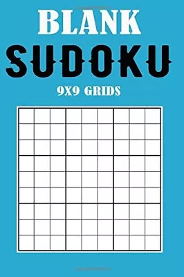 BLANK SUDOKU 9X9 GRIDS: BLUE COVER (MAKE YOUR OWN SUDOKU) By Michelia Creations • $16.95