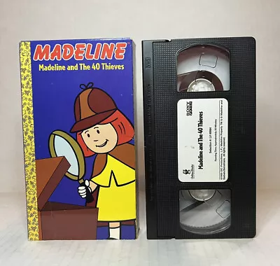 Madeline And The 40 Thieves VHS (1993) Sony Wonders Golden Books • $3.95