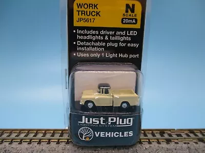 Woodland Scenics N Scale  Just Plug  Lighted Work Pick-up Truck • $28.95