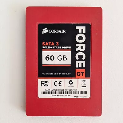 £10 • Buy Corsair Force GT SSD 60gb