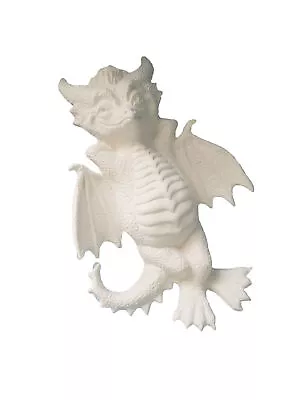 Dragon Laying On Side 7  Ceramic Bisque Ready To Paint • $26.44