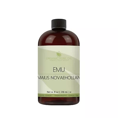 Australian Emu Oil Organic Filtered 3X Pure Premium Grade 8 Oz Additive-free • $20.09