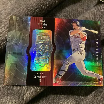 1998 SPx Spectrum Mark McGwire #120 Serial /120 • $0.50