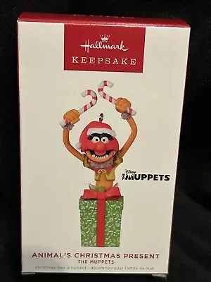 NEW Disney 2022 Hallmark ANIMAL'S CHRISTMAS PRESENT Ornament The Muppets Gift • $24.95