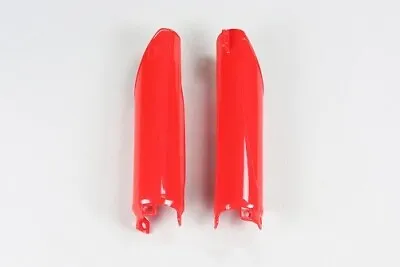 Ufo 00-17 Red Front Fork Slider Guards Protectors Honda CR125/250/500CRF250/450 • $29.95