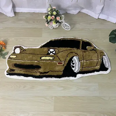 ⚡️Special-shaped Carpet Rug Y2k Rare Race Car Drift Jdm Look Like Mazda Miata • $74