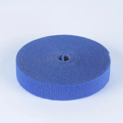 Blue Hook & Loop Back To Back Strap Tape Roll Tape 1cm 2cm 3cm 4 5 Wide X 5m • $11.95