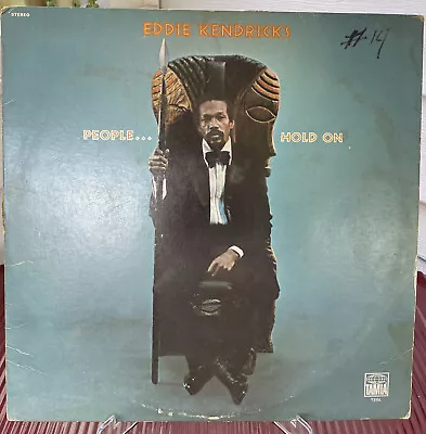 Eddie Kendricks SOUL FUNK Lp People...Hold On TAMLA T315V1 1972 • $24