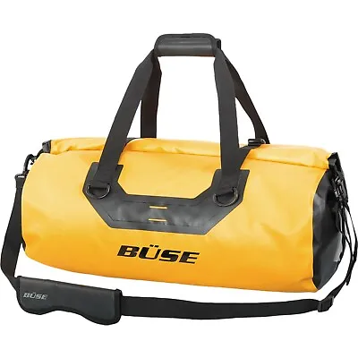 Büse Luggage Roll Motorcycle Bag 90 Litre Rear Waterproof Pannier Bag Yellow • $62.89