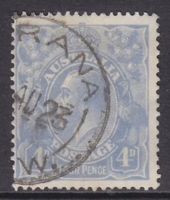 KGV Heads Single Wmk 4d Blue Used SG 65 (F70) • $3.40