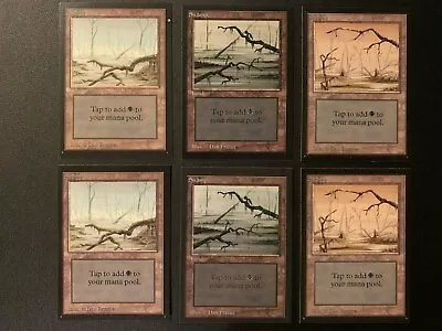 MTG Magic The Gathering: Collector's Edition CE BETA: Lot Of 6 Swamp NR/MT Land • $49.99