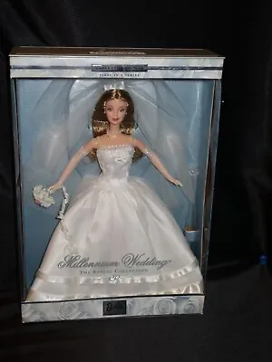 1999 MILLENNIUM WEDDING Barbie Doll Bridal Collection Blonde #27674 • $34.95