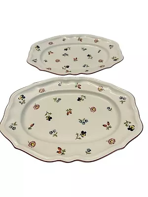 Set Villeroy & Boch Petite Fleur 11.5” Oval Serving Platter    2 Sets Available • $48