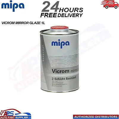 Mipa Vicrom Mirror Glaze Paint 1l  Silver Alloy Chrome Effect Basecoat 242910003 • £108.99