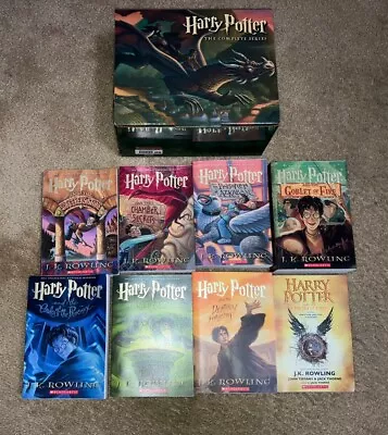 Harry Potter Book Set 1-8 By J.K. Rowling Paperback Complete Series Collection • $34.99