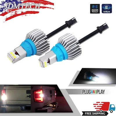 CSP 921 LED Reverse Backup Lights Bulbs White For Chevy Silverado 1500 2014-2021 • $19.99