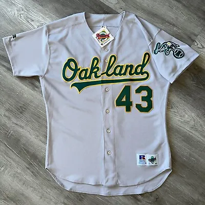 Authentic Dennis Eckersley Oakland Athletics Jersey 52 XXL 2XL Diamond A's • $315