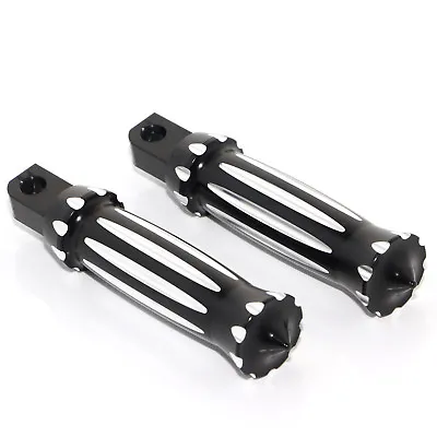 Motorcycle CNC Cut Footrest Foot Pegs For Harley Road Glide Night Train Softail • $16.98