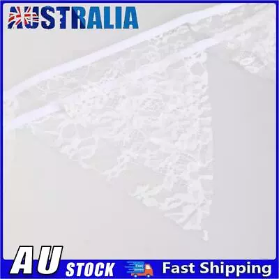 12 Flags Lace Vintage Party Wedding Pennant Bunting Banner Decor * • $8.91
