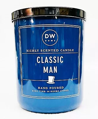 1 DW Home CLASSIC MAN Large Candle Up To 56 Hrs 15.3 Oz Candle • $24.69