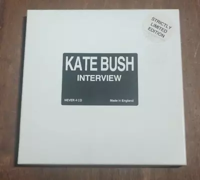Kate Bush CD Interview Limited Edition Box Set Rare + 6 Art Prints • £22