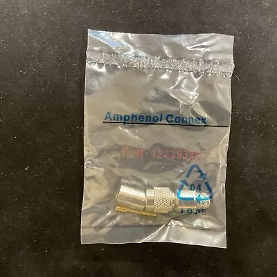 *Connex 122393RP RF Connector TNC Straight Crimp Plug. NOS • $7