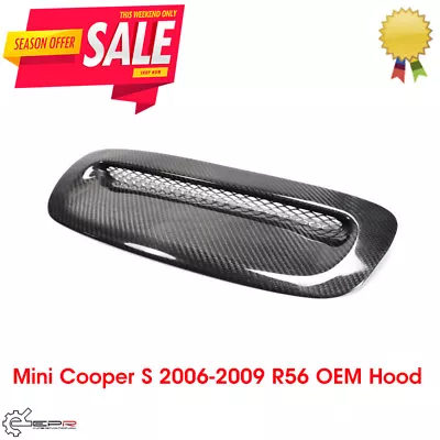 For 2006-09 Mini Cooper S R56 OEM Carbon Fiber Hood Scoop Air Duct Part Bodykits • $240.61