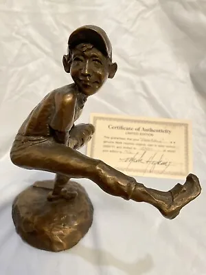 Mark Hopkins Bronze Sculpture Baseball • $500