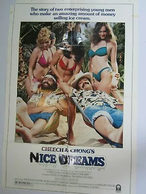 CHEECH AND CHONG'S NICE DREAMS 1981 Original Movie Poster • £38.54