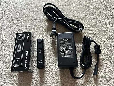 Ricoh GRIII Timelapse Kit With Cable Switch And AC Adapter NEVER USED • £25