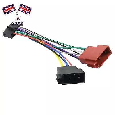 Universal 20 Pin Wiring Harness Plug Radio Adapter To Car Adapter ISO Car Cable • £7.66