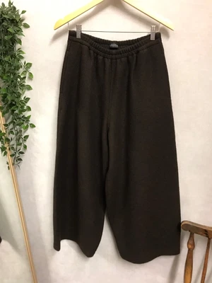 £69 • Buy Element Clement Oska Heavy Brown Boiled Wool Pocket Trousers SZ3 UK14-16